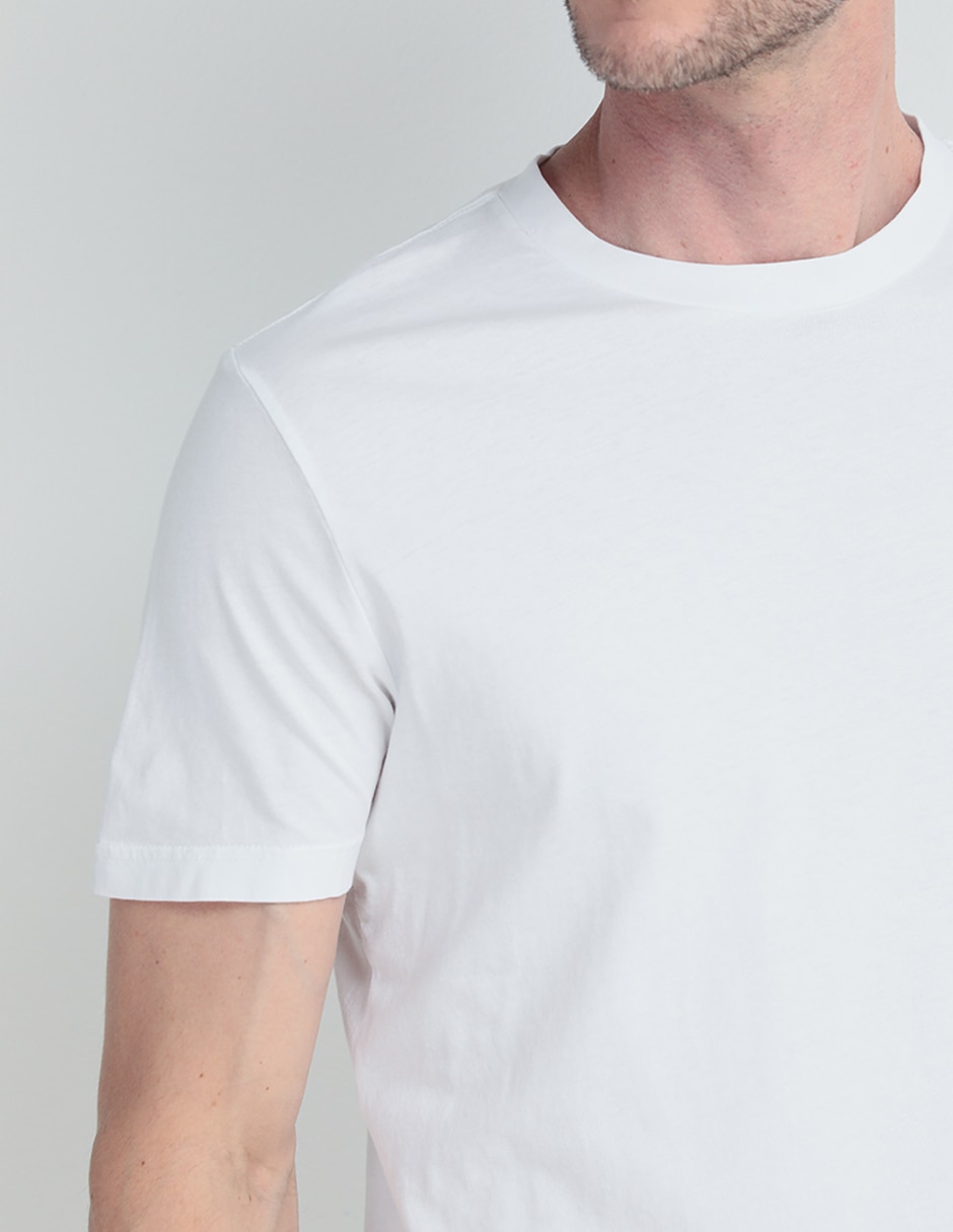 Playera cuello redondo para hombre