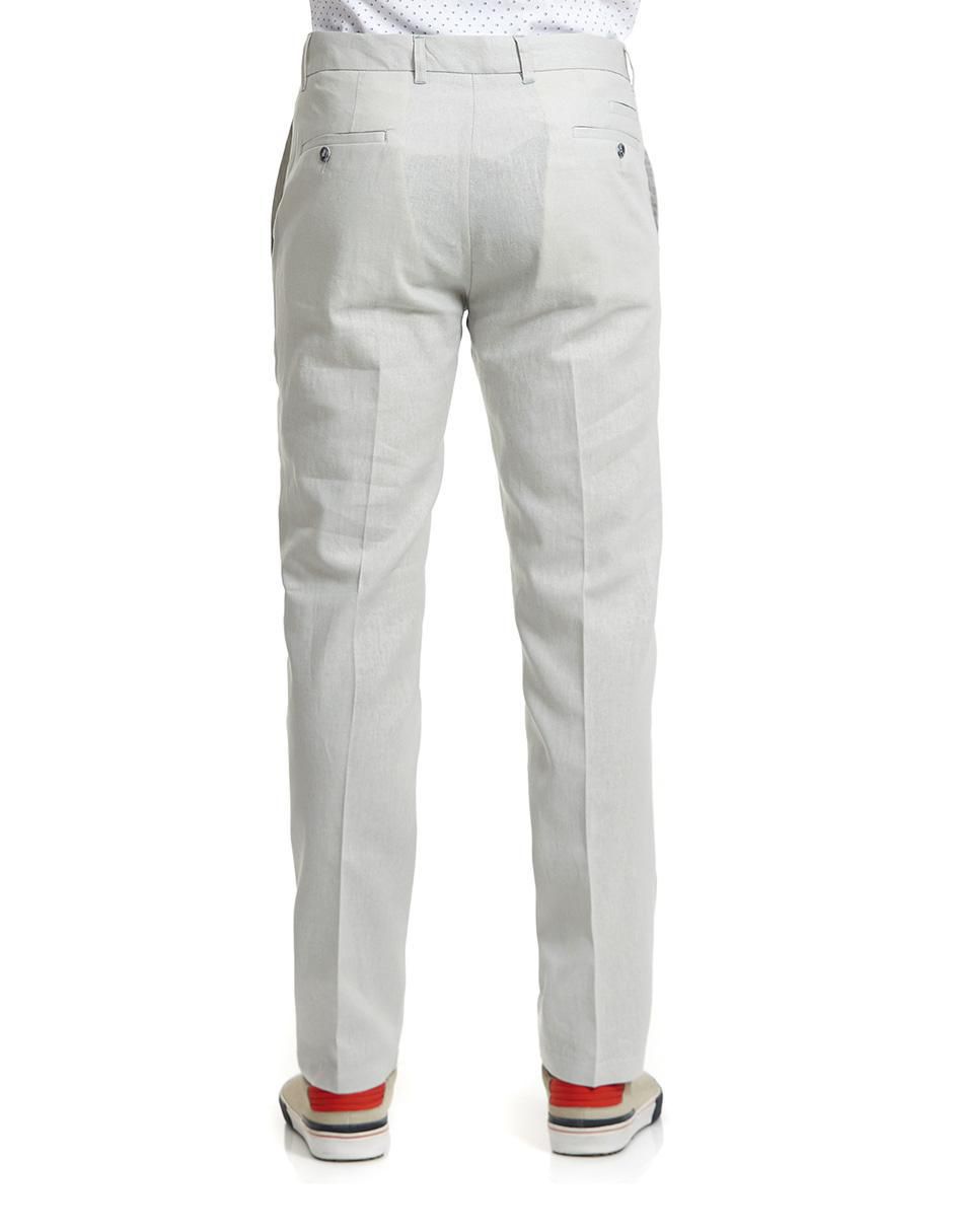 Pantalón de vestir slim de lino para hombre 4