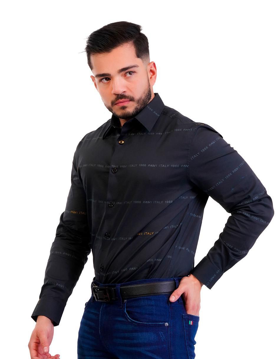 Camisa casual de algodón manga larga para hombre Camisa casual de algodón manga larga para hombre