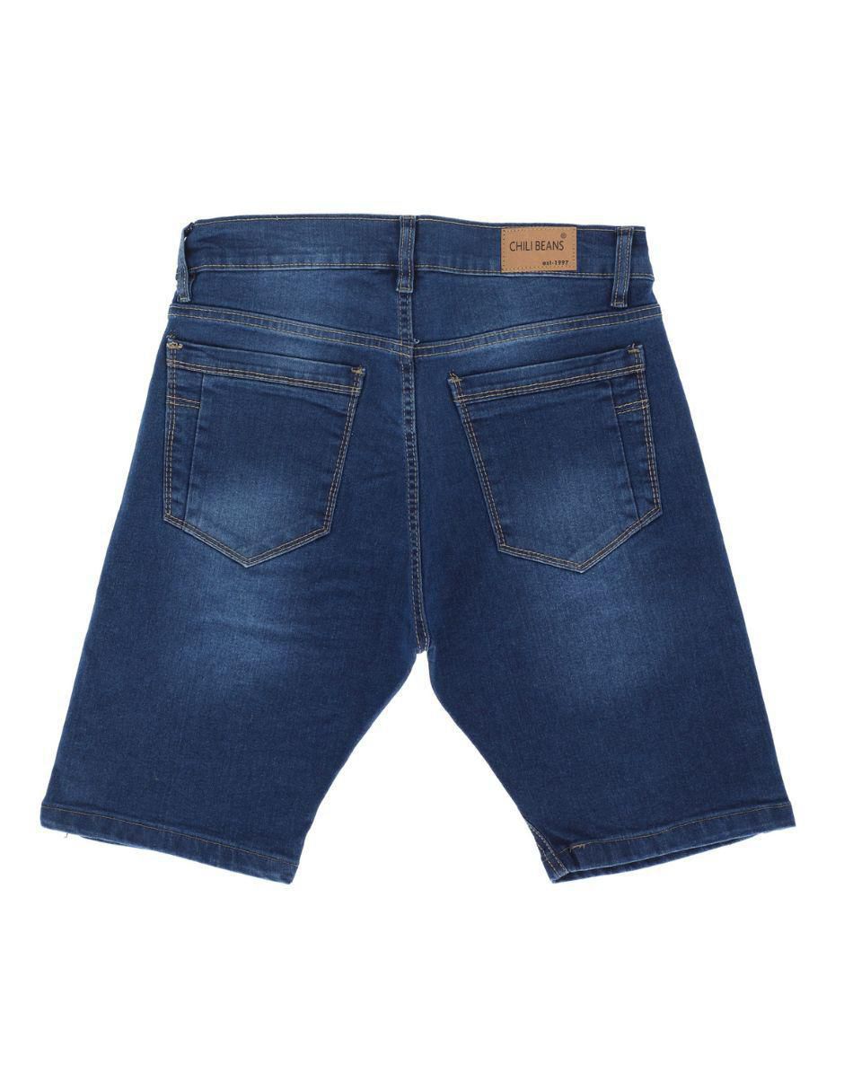 Bermuda Lombard de mezclilla para hombre 5