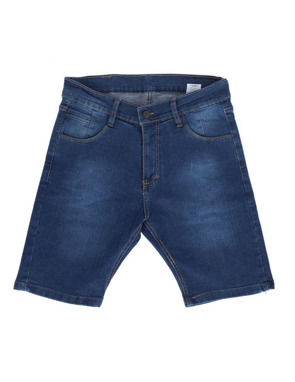 Bermuda Lombard de mezclilla para hombre 4