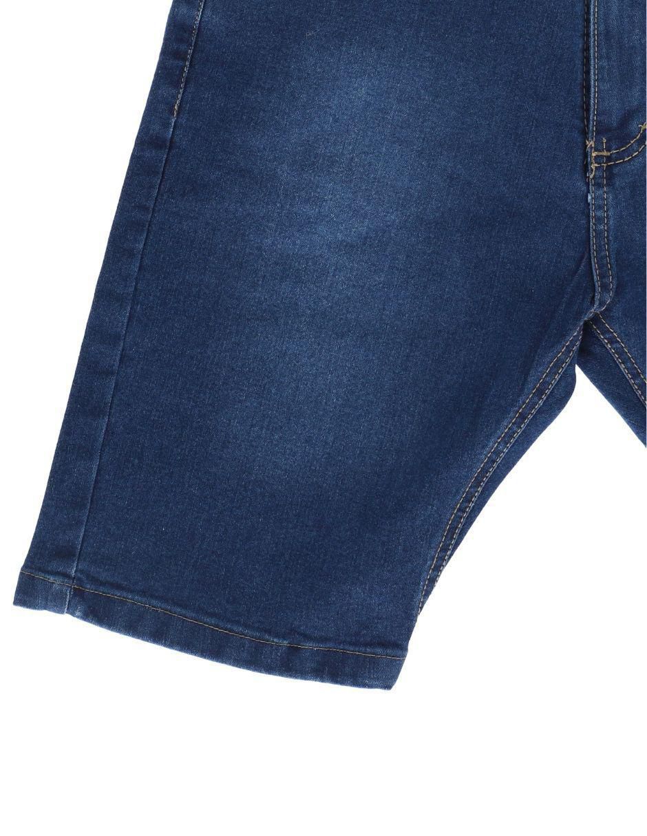 Bermuda Lombard de mezclilla para hombre 2