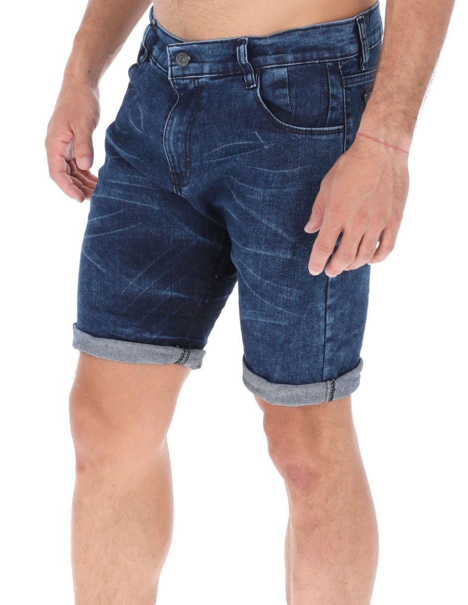 Bermuda Denim de mezclilla para hombre