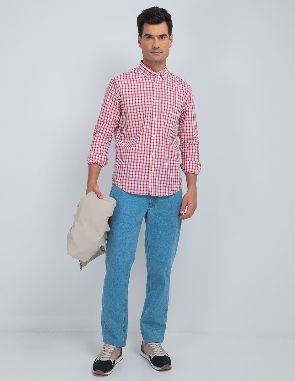Jeans slim Regent Street lavado claro para hombre 3