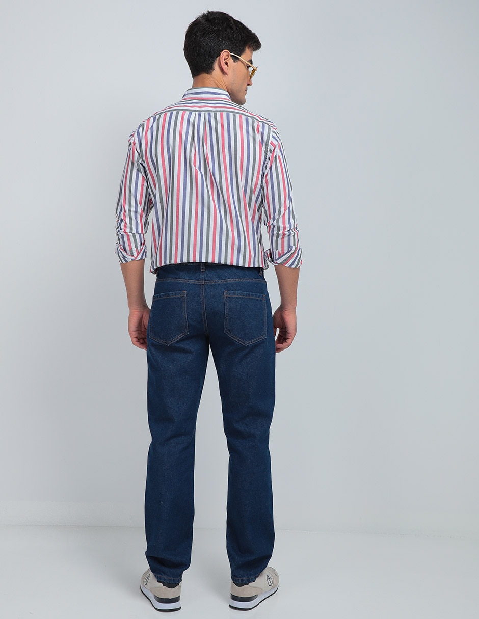 Jeans slim Regent Street lavado claro para hombre