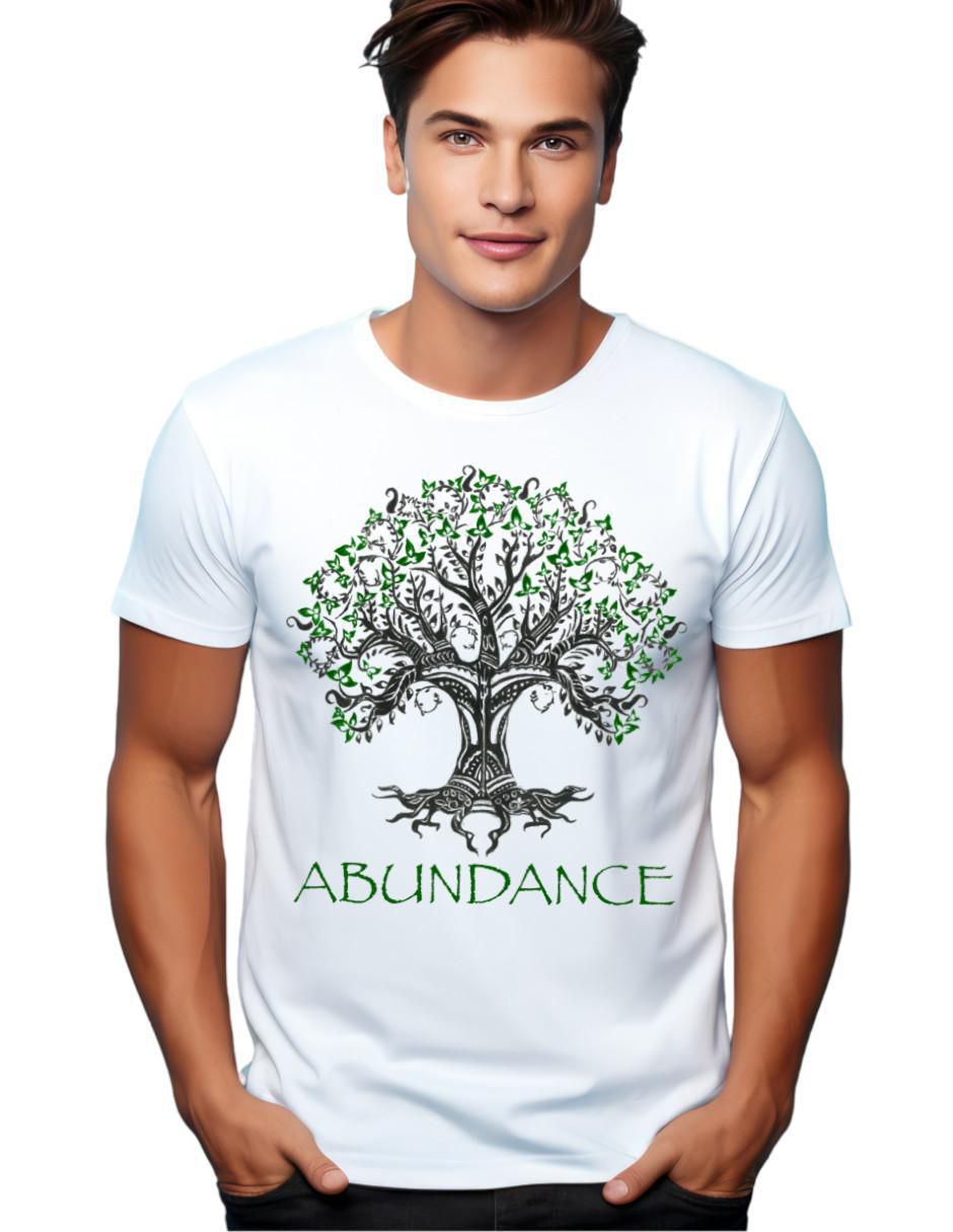 Playera Alta Gama Yoga Zen Árbol cuello redondo para hombre