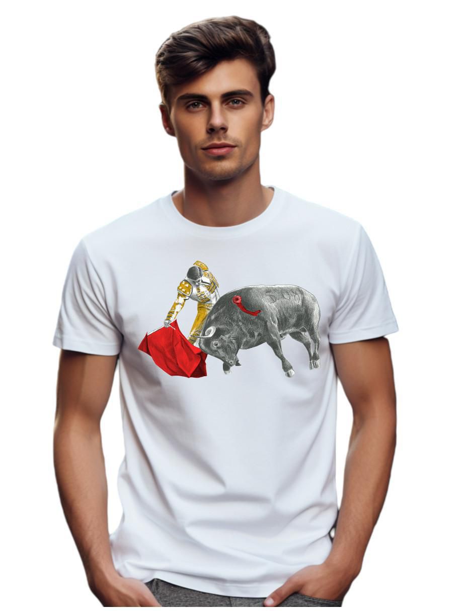 Playera Fiesta Brava Torero Derechazo cuello redondo para hombre 1