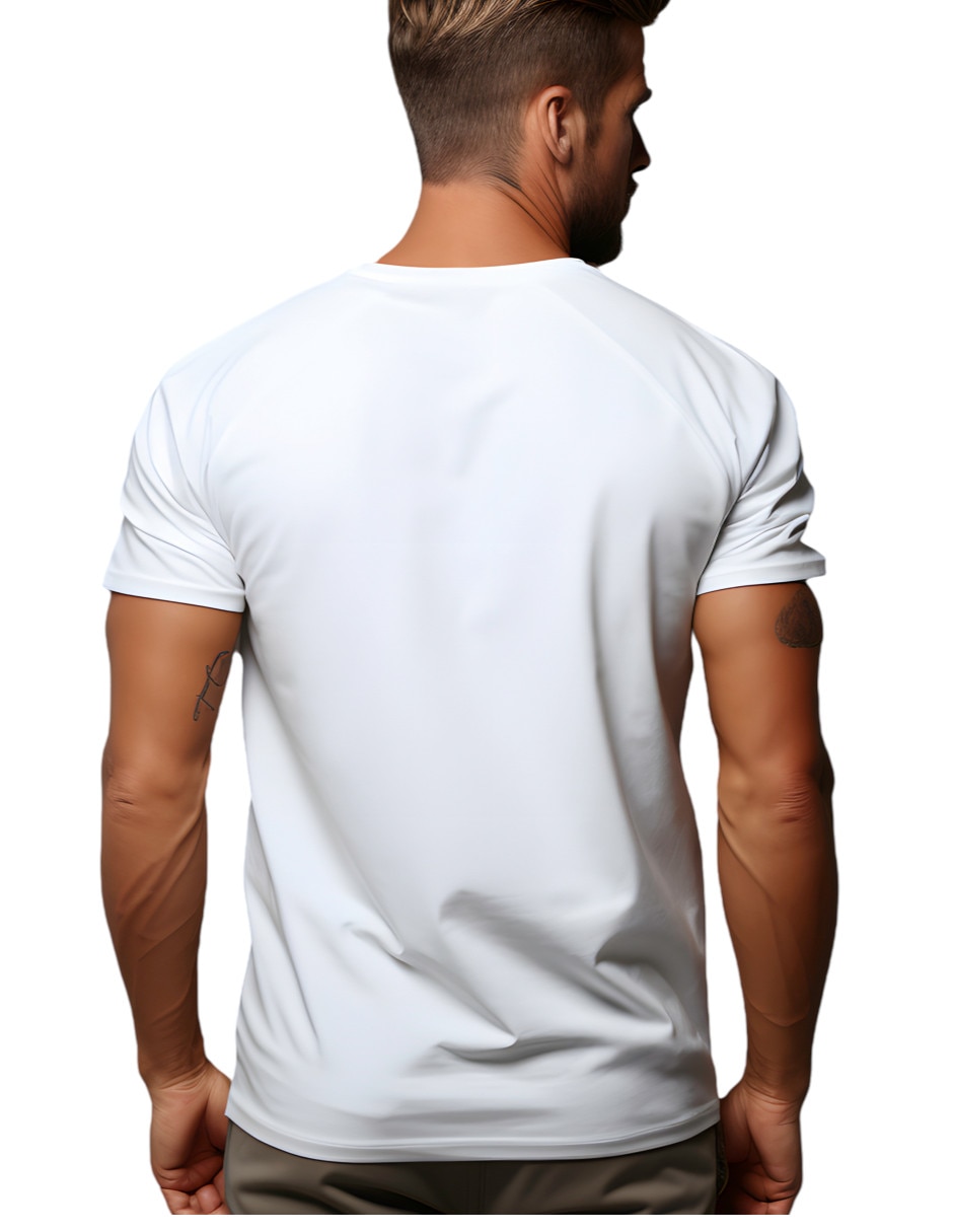 Playera napoleón cuello redondo para hombre 5
