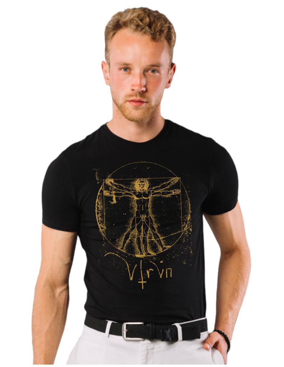 Playera Complexión Atlética Vitruvian cuello redondo para hombre 1