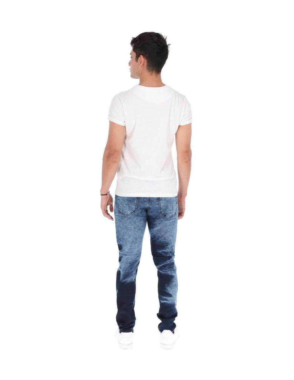 Jeans skinny Chb Chili Beans Clothing Co. Buffalo lavado bitono para hombre