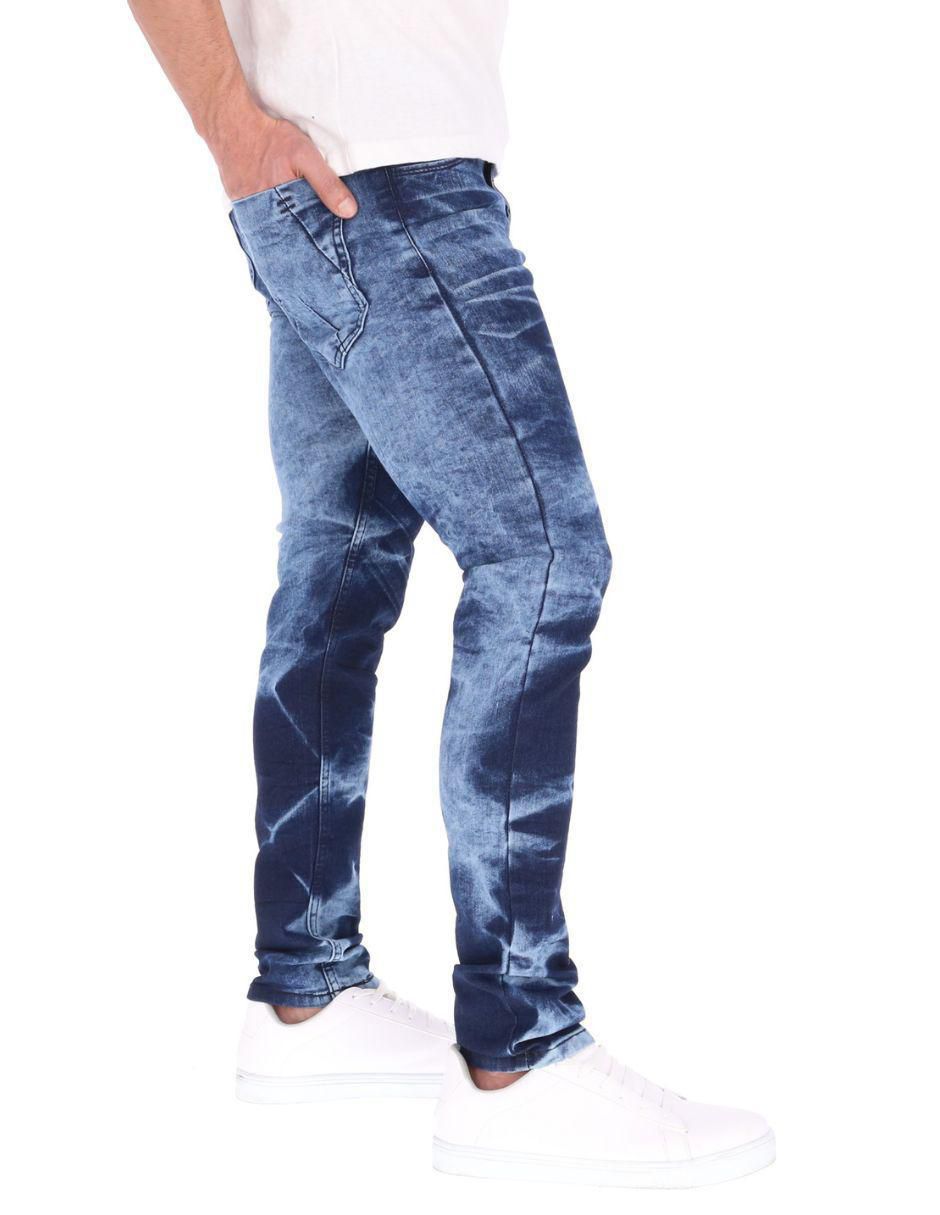 Jeans skinny Chb Chili Beans Clothing Co. Buffalo lavado bitono para hombre