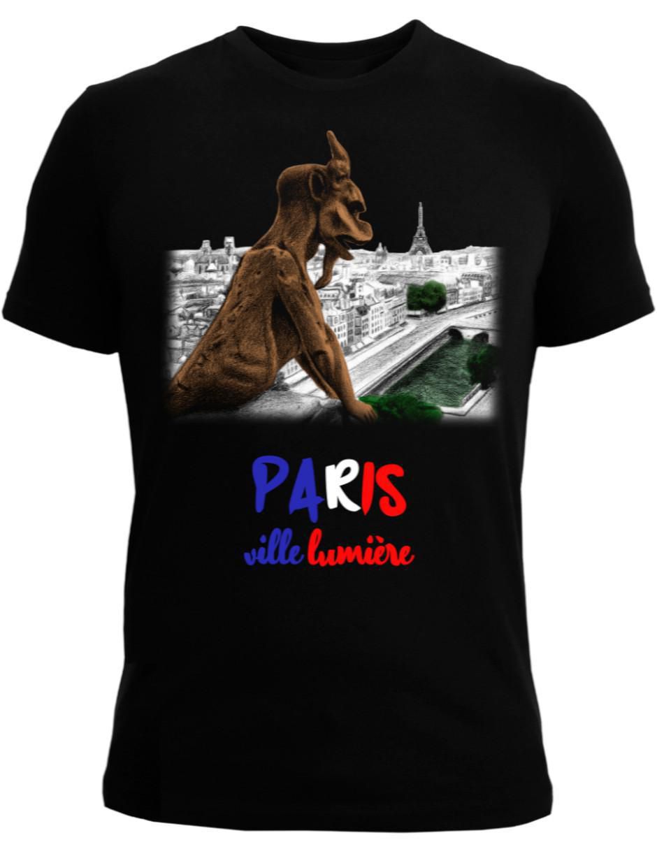 Playera Marëvnyk París cuello redondo para hombre