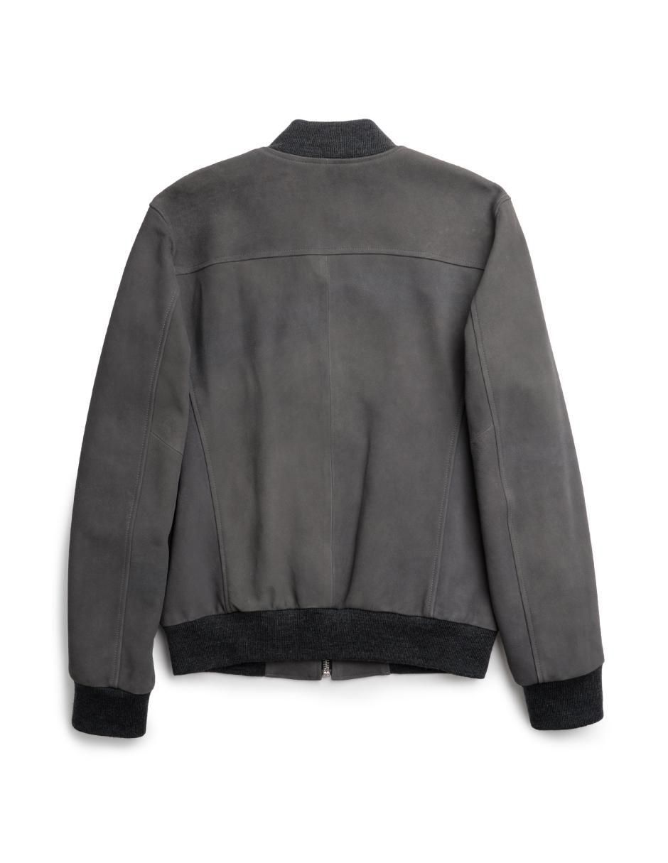 Chamarra casual impermeable de piel para hombre 3