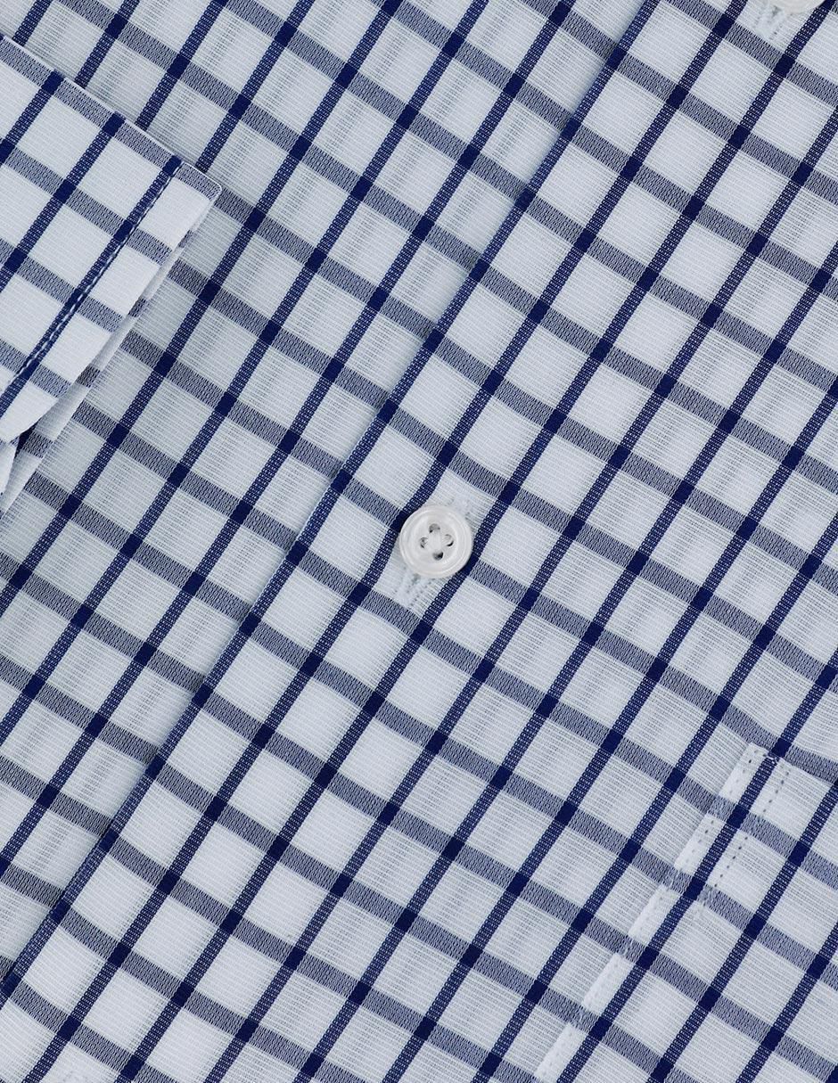 Camisa formal de algodón manga larga para hombre