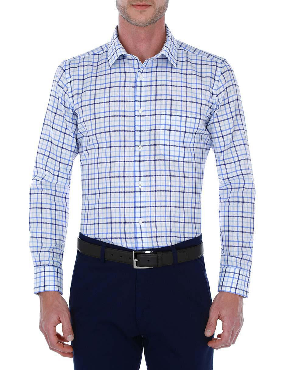 Camisa formal de algodón manga larga para hombre Camisa formal de algodón manga larga para hombre