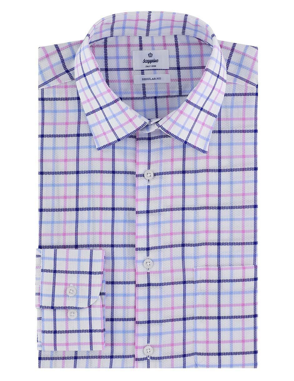 Camisa formal de algodón manga larga para hombre 5
