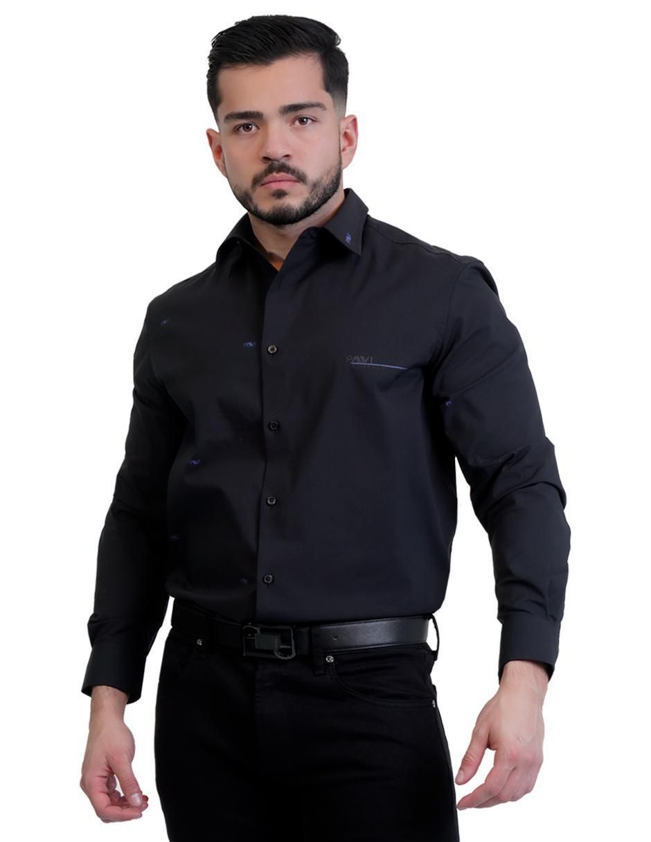 Camisa casual de algodón manga larga para hombre Camisa casual de algodón manga larga para hombre