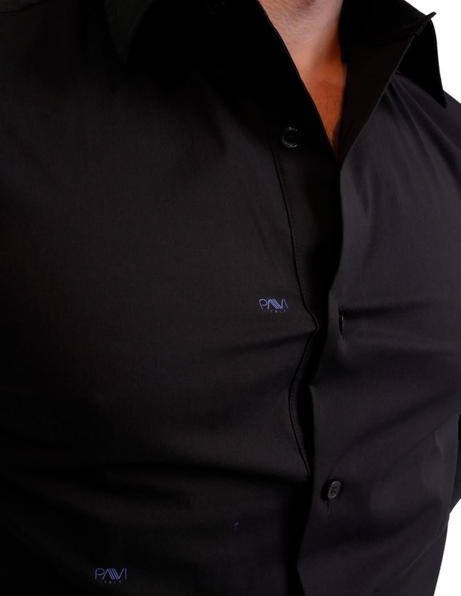Camisa casual de algodón manga larga para hombre