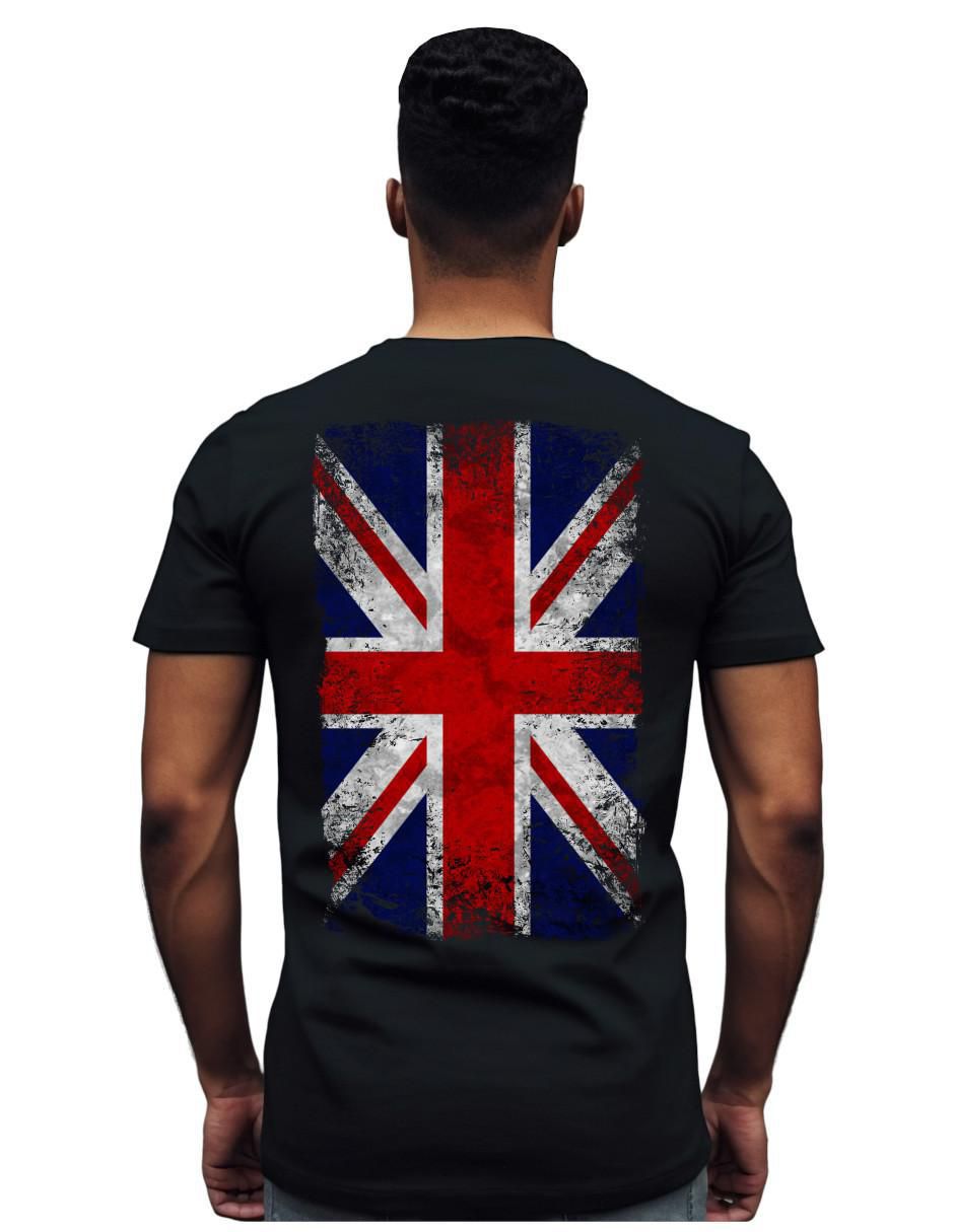 Playera Marëvnyk Gran Bretaña Britannia Uk cuello redondo para hombre