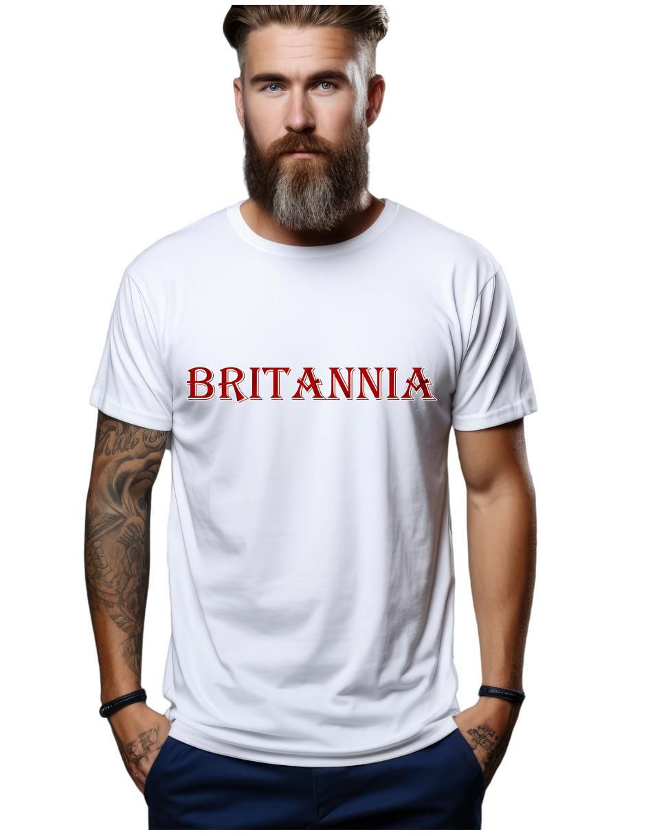 Playera Gran Bretaña Britannia Uk cuello redondo para hombre 1