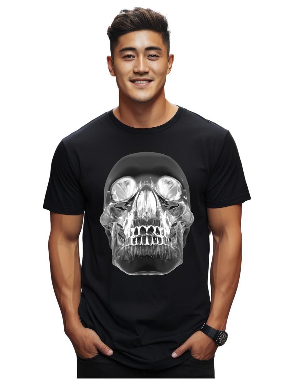 Playera Calavera de Cristal cuello redondo para hombre 1