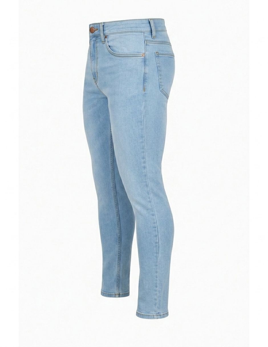 Jeans skinny deslavado para hombre 4