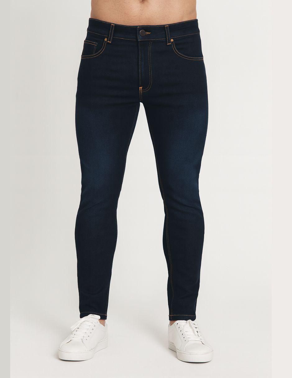 Jeans skinny Chb Chili Beans Clothing Co. deslavado para hombre