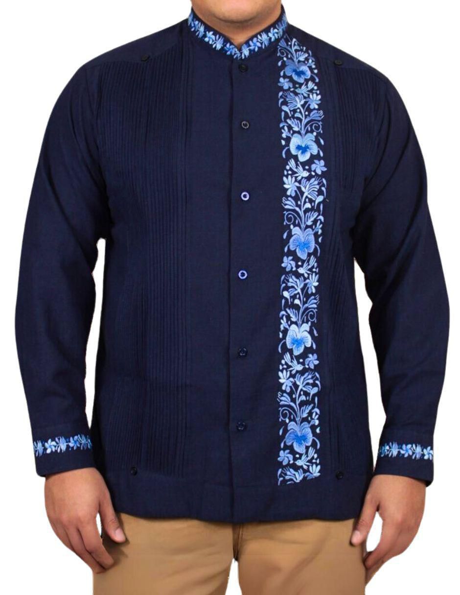 Guayabera manga larga para hombre Guayabera manga larga para hombre