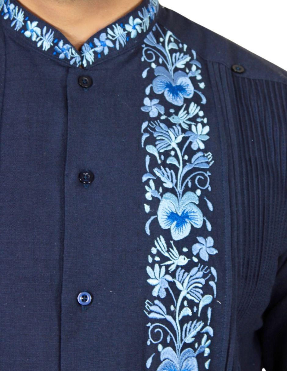 Guayabera manga larga para hombre
