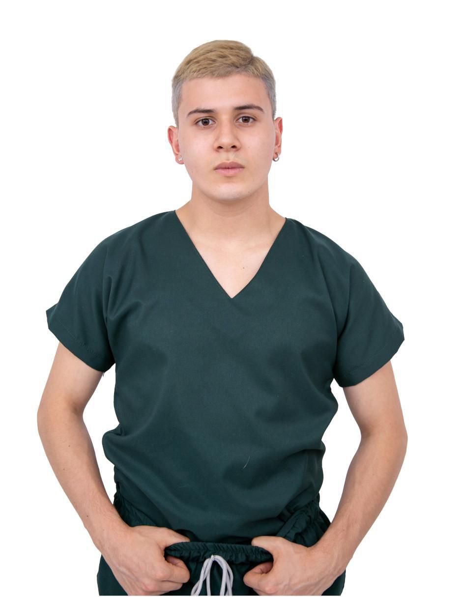 Pijama quirúrgica estilo ajustado para hombre 2