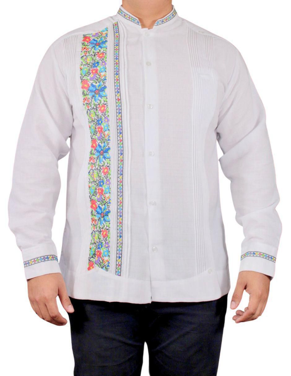 Guayabera manga larga para hombre Guayabera manga larga para hombre