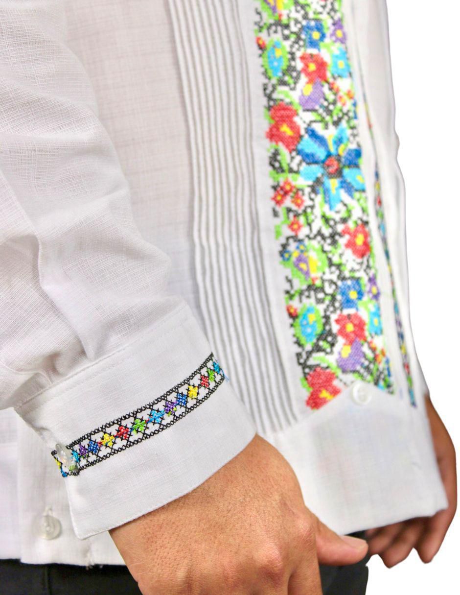 Guayabera manga larga para hombre