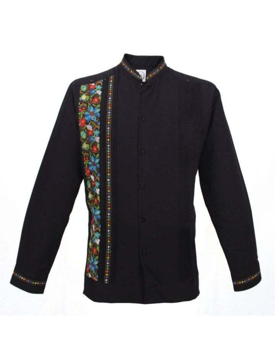Guayabera manga larga Teya Artesanal para hombre