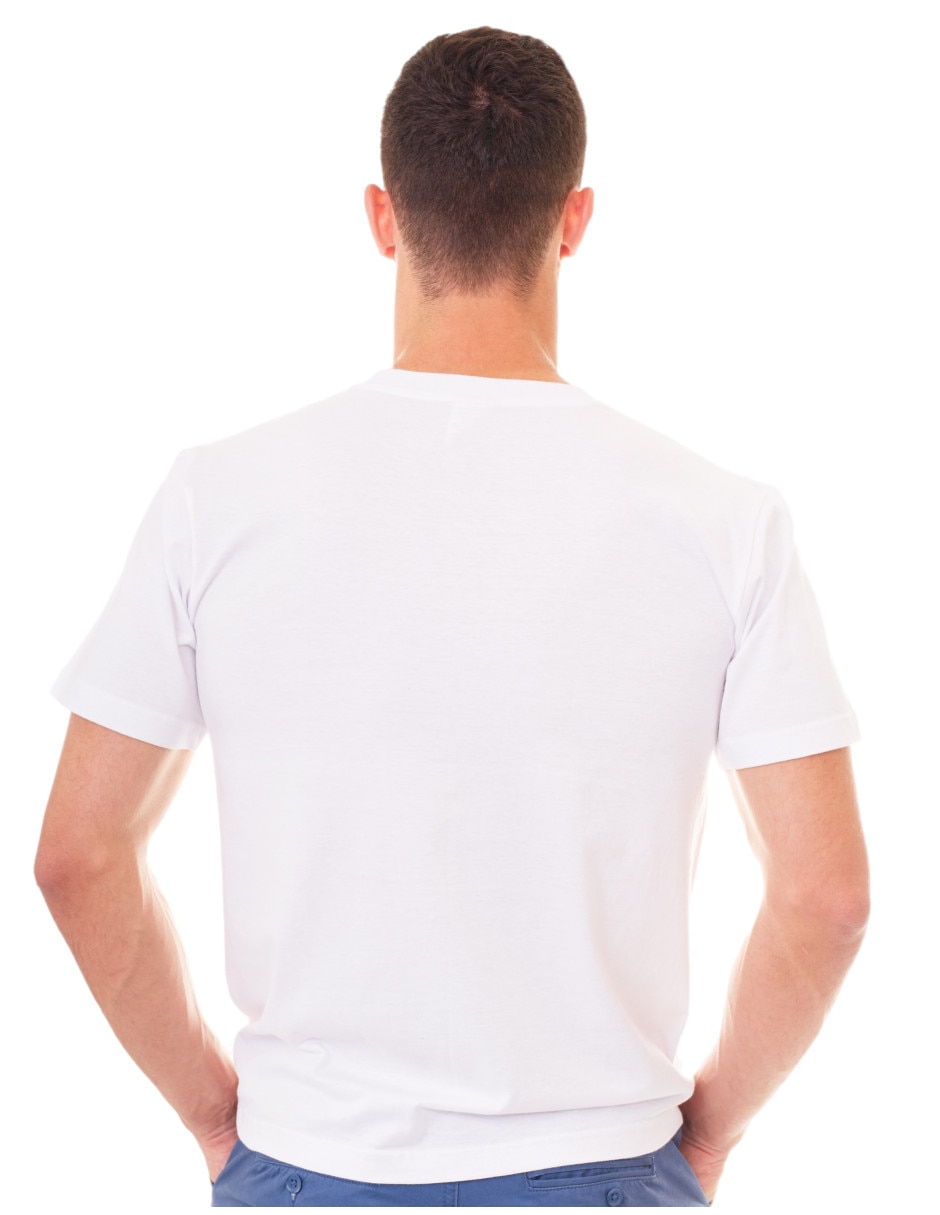 Playera Alta Gama Vitruvian Man Da Vinci cuello redondo para hombre 2