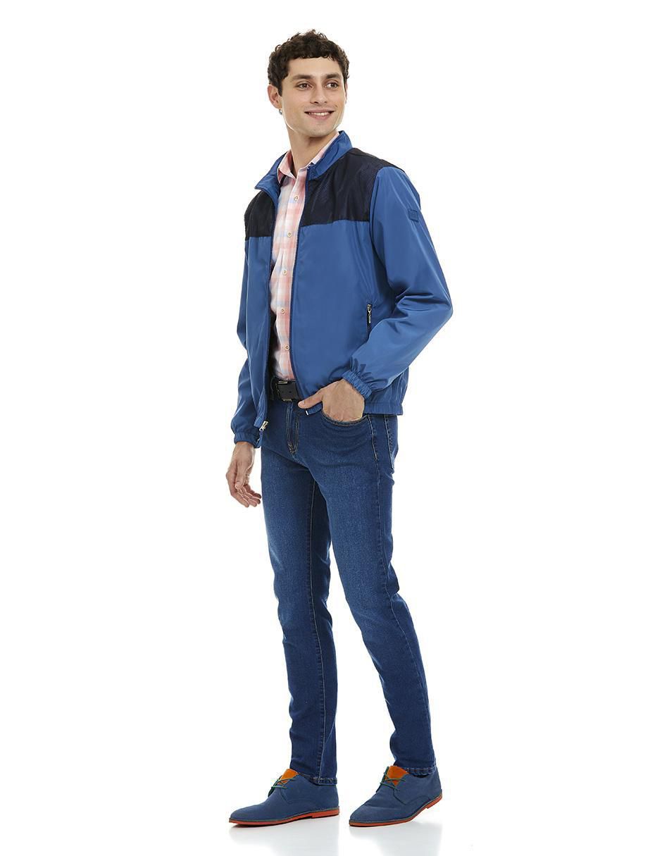 Chamarra casual con bolsillos para hombre 2