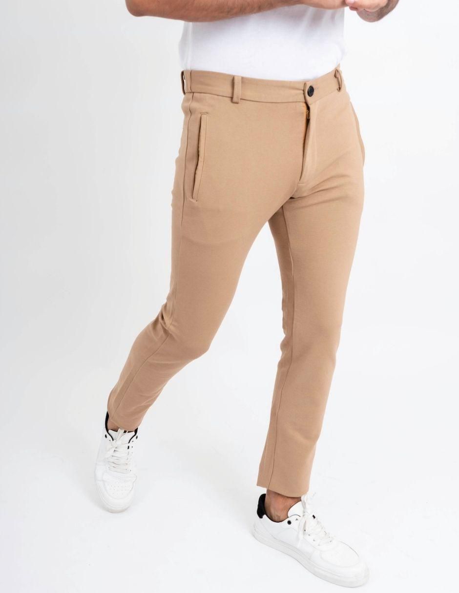 Pantalón business casual jogger regular para hombre 1