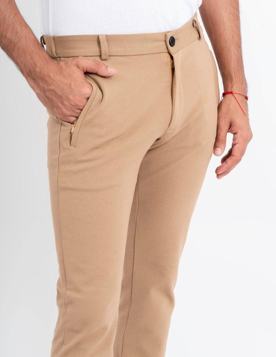 Pantalón business casual jogger regular para hombre 5