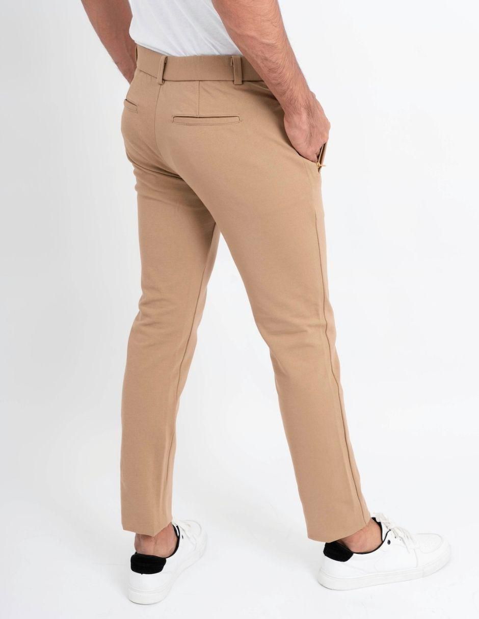 Pantalón business casual jogger regular para hombre 3