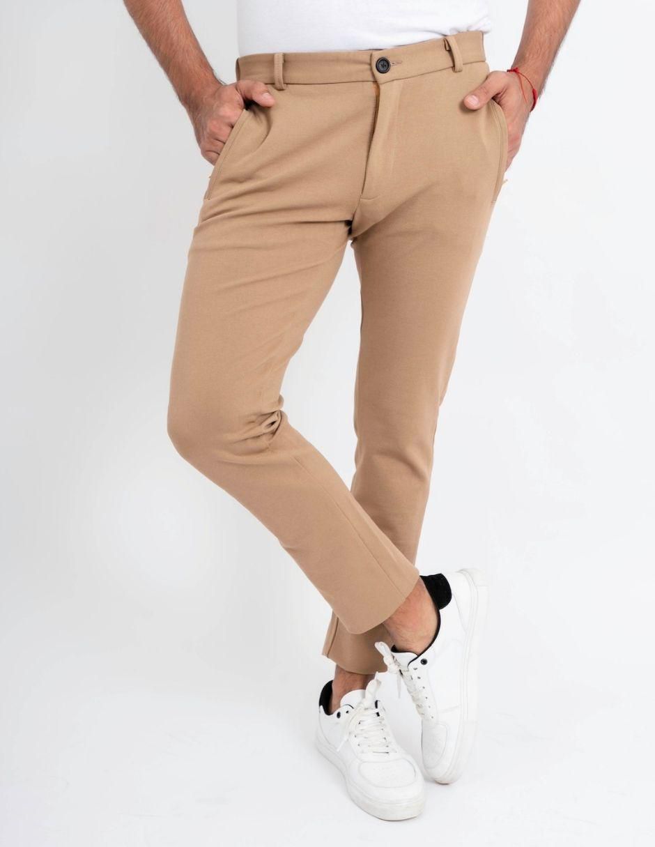 Pantalón business casual jogger regular para hombre 2
