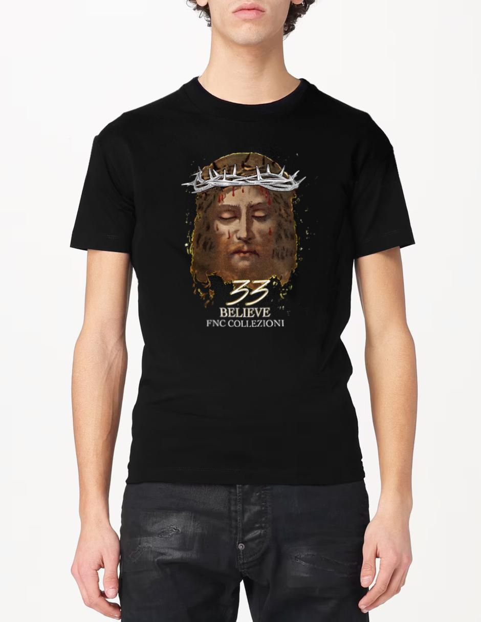 Playera Belive cuello redondo para hombre 1