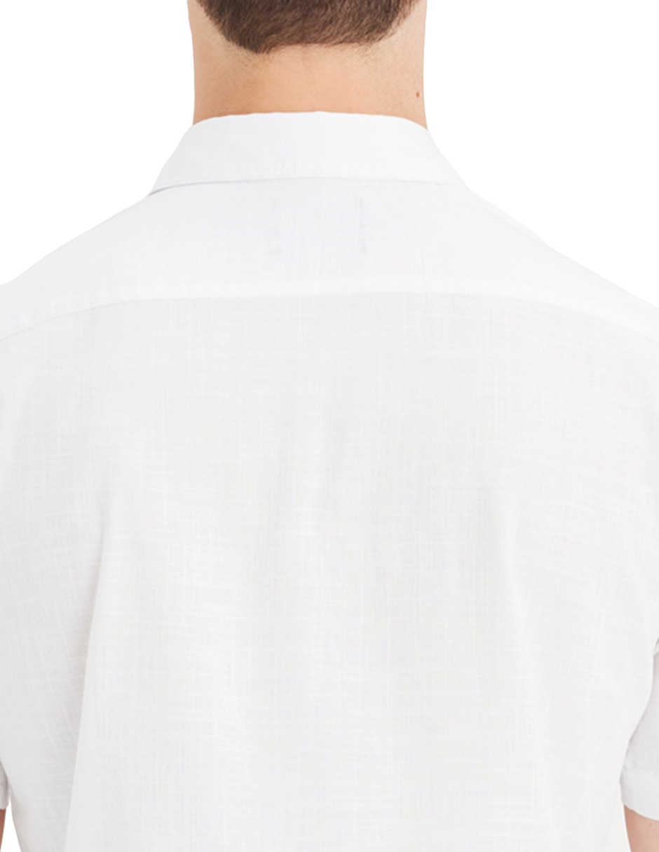 Camisa casual de algodón manga corta para hombre 2