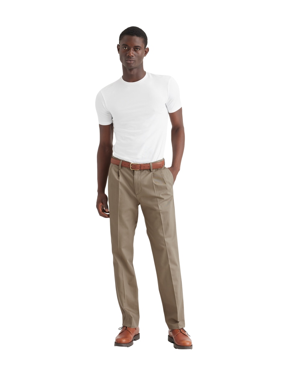 Pantalón straight de algodón para hombre