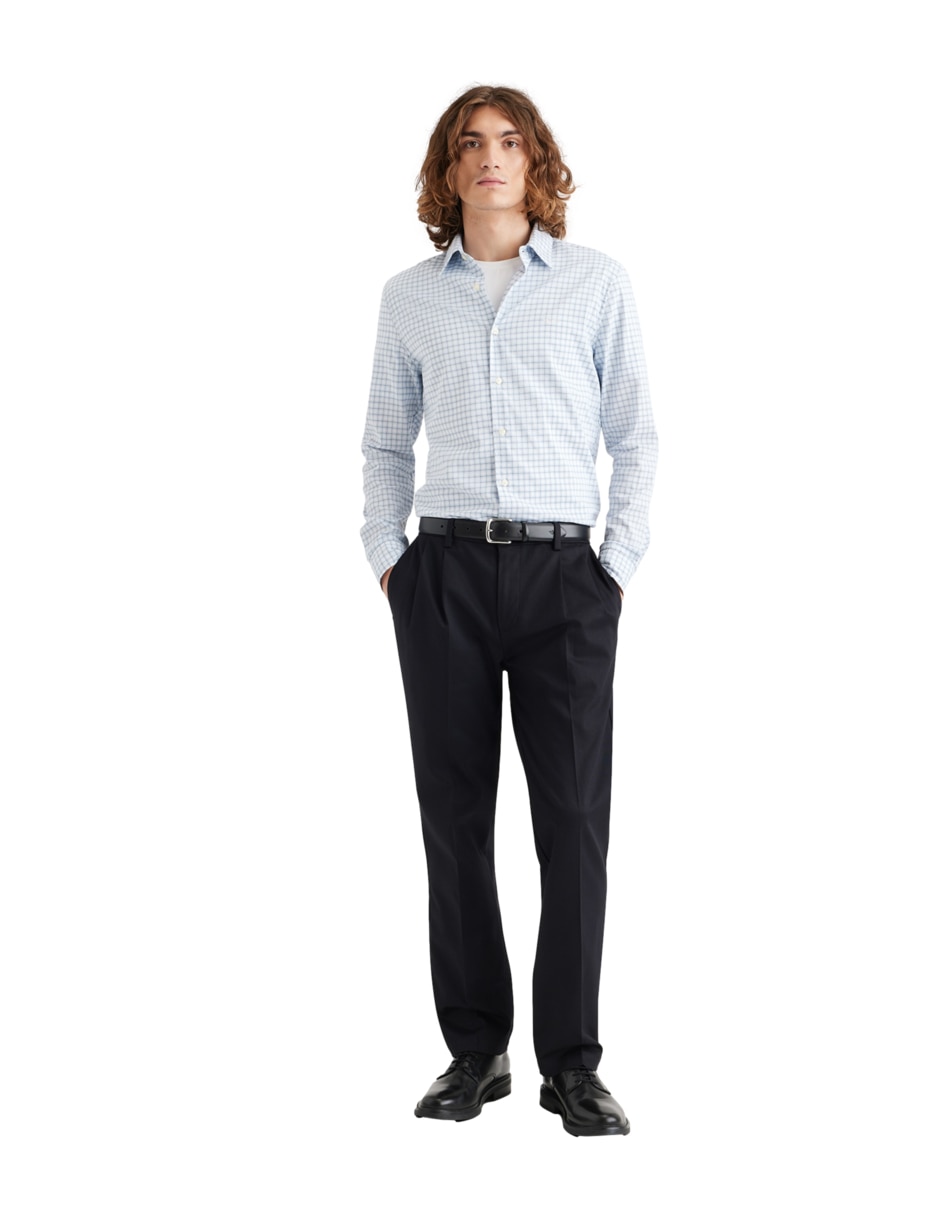 Pantalón de vestir recto Dockers de algodón para hombre