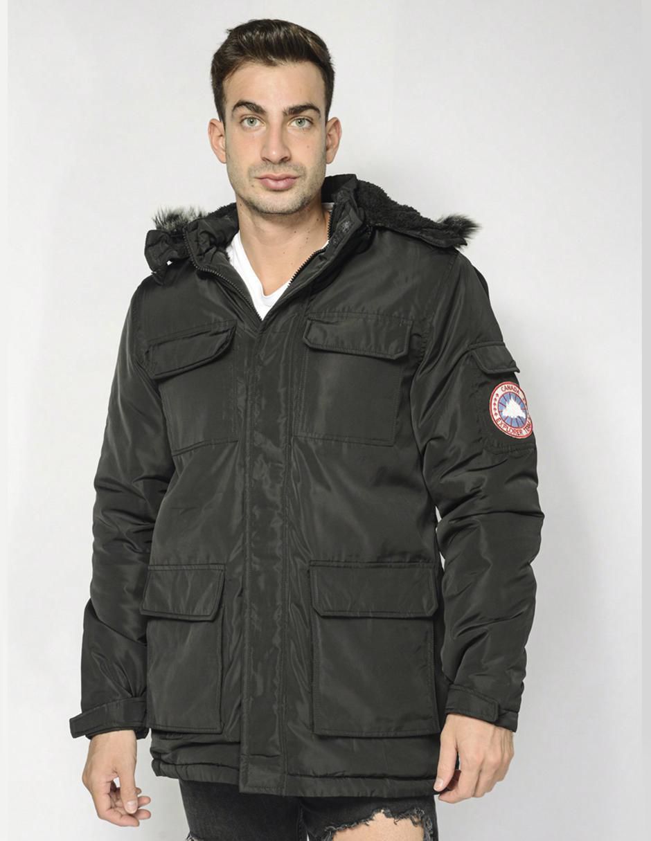 Chamarra cazadora Pixel Fashion impermeable con bolsillos para hombre