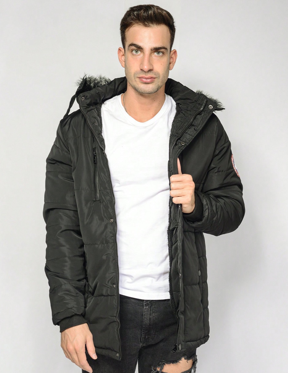 Chamarra cazadora Pixel Fashion impermeable con bolsillos para hombre