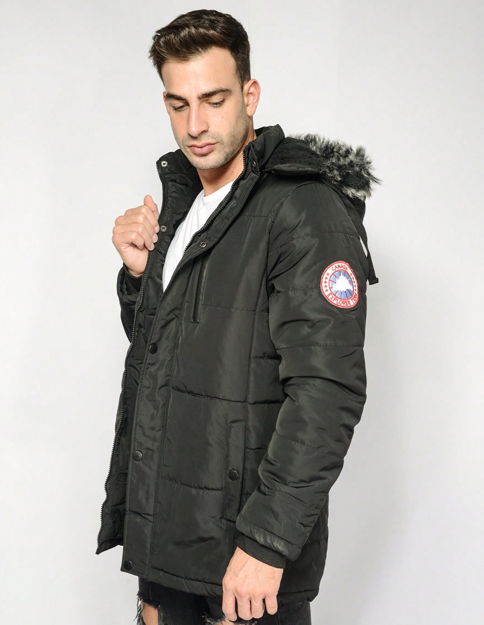 Chamarra cazadora Pixel Fashion impermeable con bolsillos para hombre