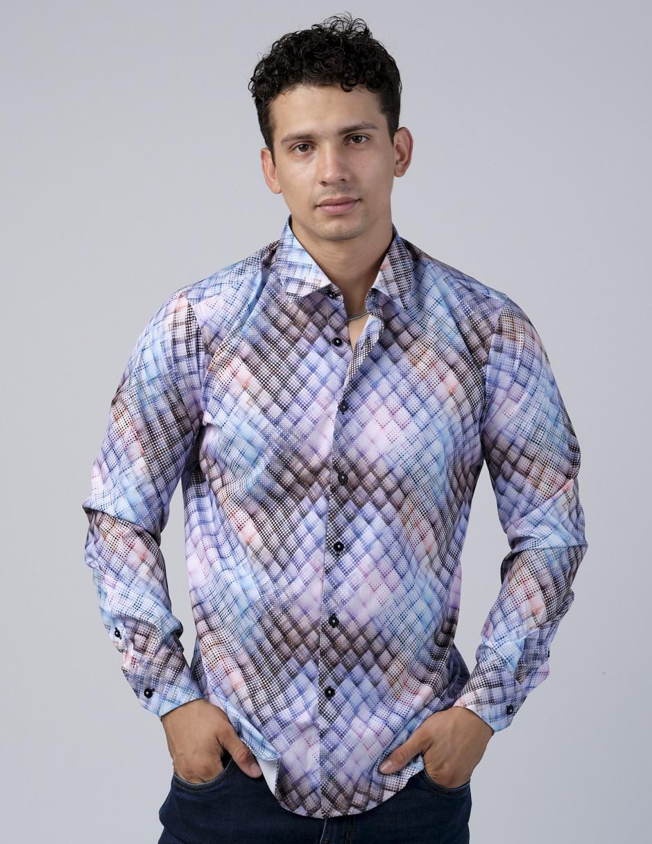 Camisa casual manga larga para hombre Camisa casual manga larga para hombre