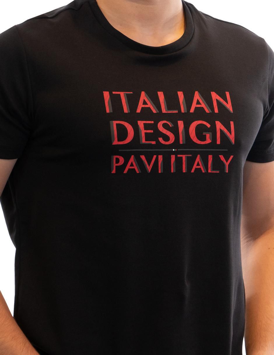 Playera Pavi Italy cuello redondo para hombre