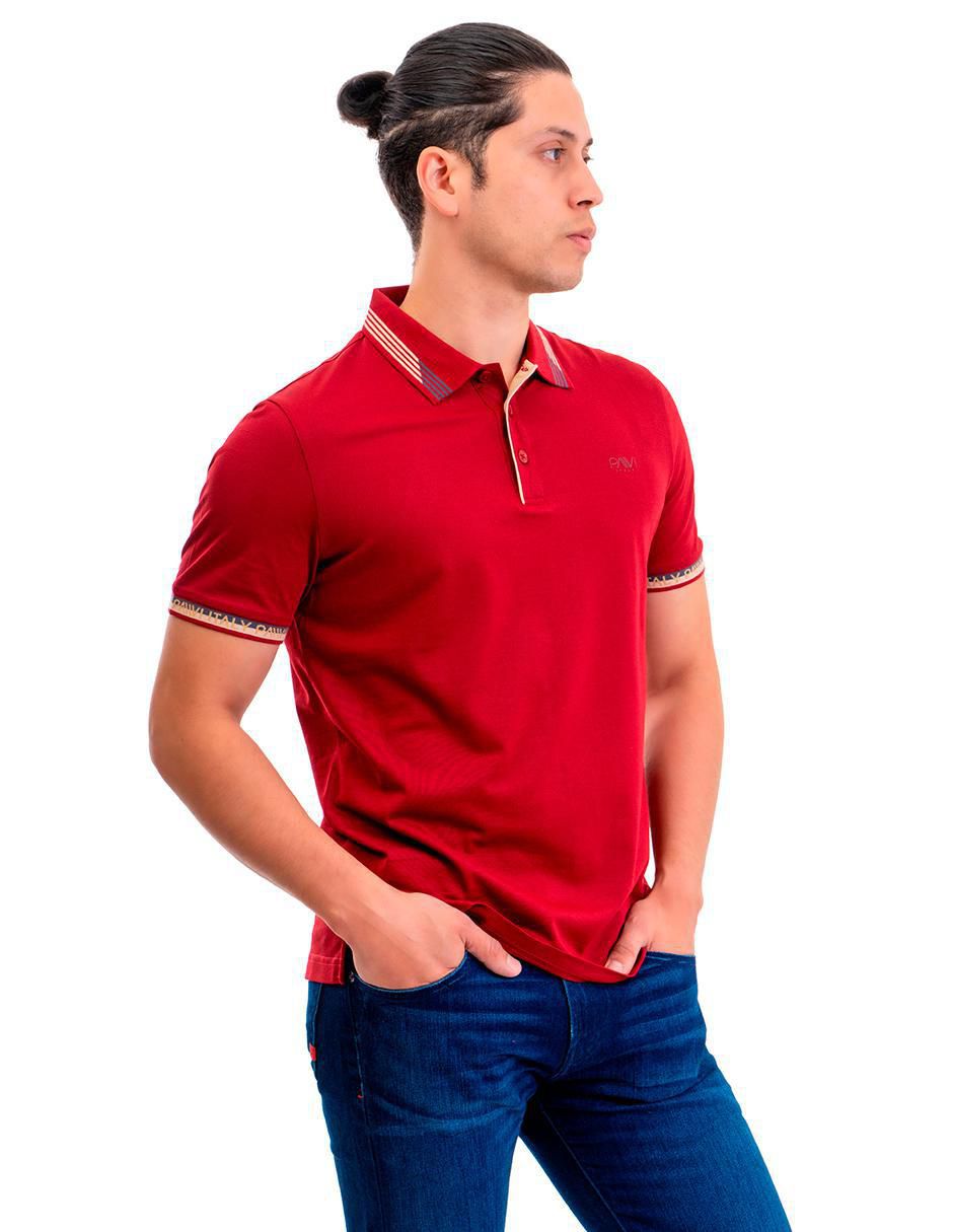 Playera tipo polo Pavi Italy para hombre