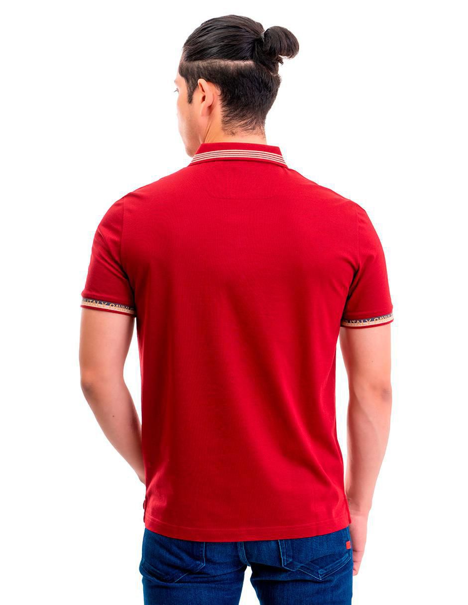 Playera tipo polo Pavi Italy para hombre